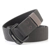 Military Equipment Belt Men Elastic Nylon Tactical Belts For Jeans Pants Solid Strap Canvas Double Ring Metal Buckle Waist Belt