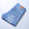 2021 Big Size Summer New Men Business Denim Shorts Fashion Casual Stretch Slim Blue Thin Short Jeans Male