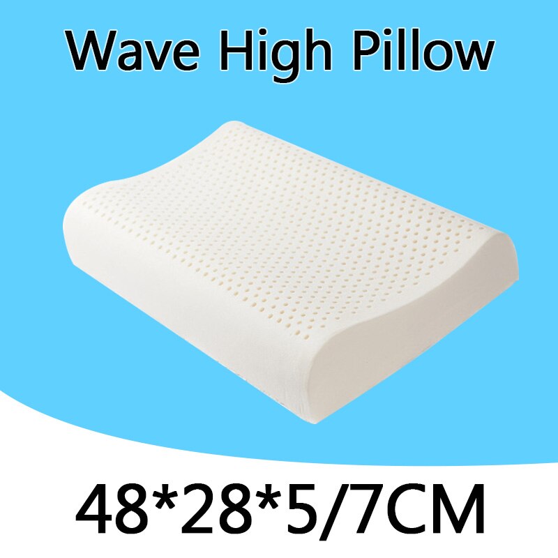 Thailand Pure Natural Latex Pillow Remedial Neck Protect Vertebrae Health Care Orthopedic Pillow Natural Children latex pillow