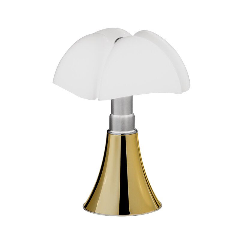 Post Modern Height Adjustable Table Lamp Martinelli Luce's Pipistrello Lamp Restaurant Hotel White Glass Shade Desk Lamp Light