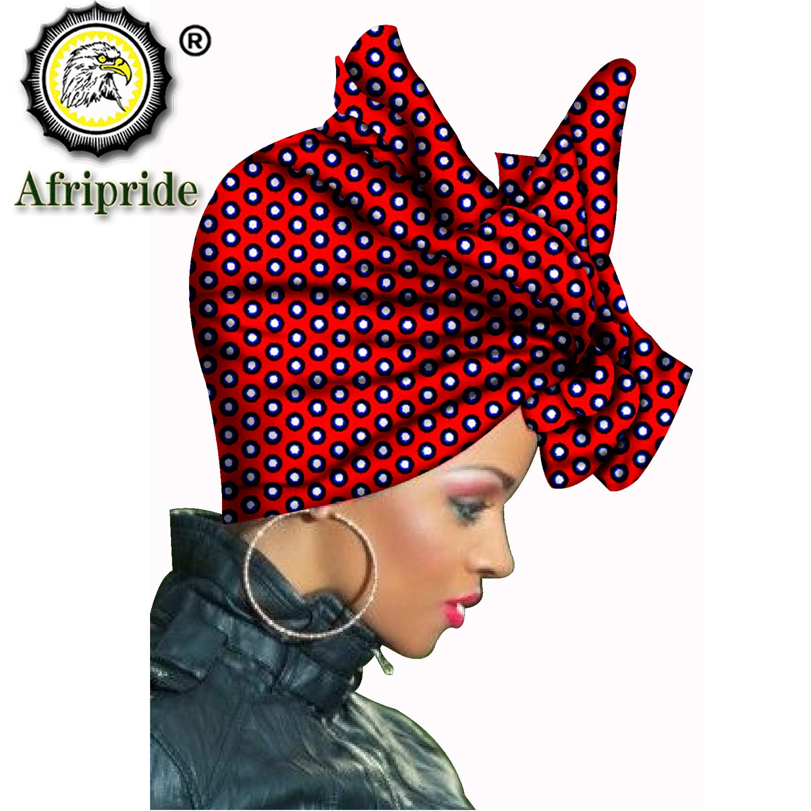 African Headscarf for Women Print Traditional Headtie Headscarf Turban Cotton Wax Scarf Shawls Women African Head Wrap S20H001