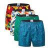 3pack Classic prited Boxers Cotton Mens Underwear Trunks Woven Homme Arrow Panties Boxer with Elastic Waistband Shorts Loose men