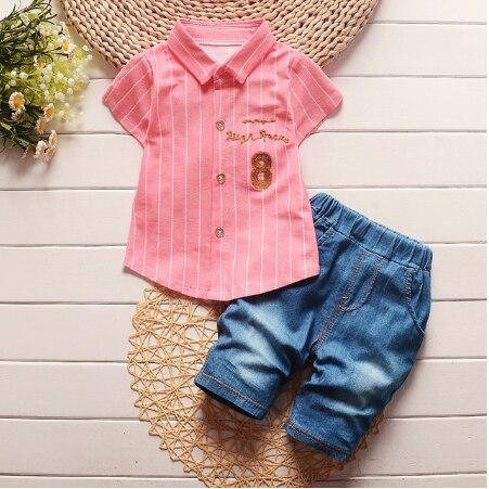 Baby boys clothes sets summer newborn cotton tops+shorts 2pcs tracksuits for bebe boys infant wedding clothing toddler outfits