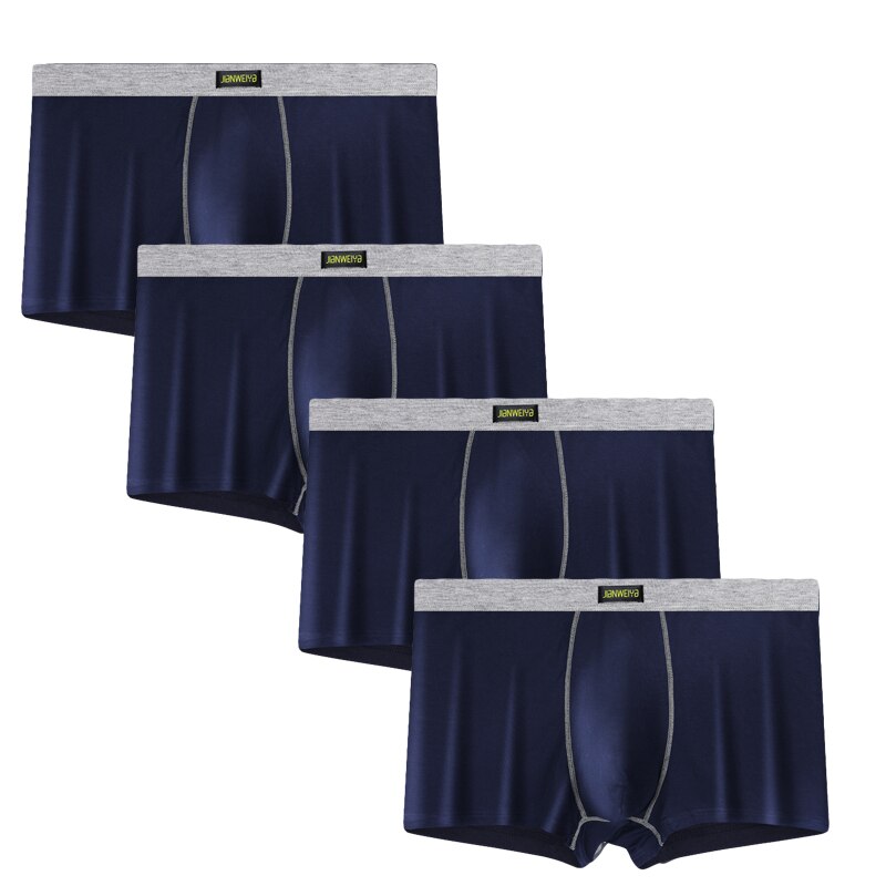 4-packs Modal fabric 2020 New Men's Boxer Pantie Lot Underpant Loose Large Short Plus 5xl 6XL 7XL 8XL Underwear Boxer Male