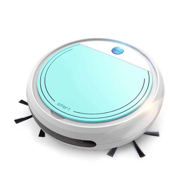 USB Robot Vacuum Cleaner Automatic Cleaner Strong Suction Detects Stairs Pet Hair Allergies Friendly UV Sterilizer Home Cleaning