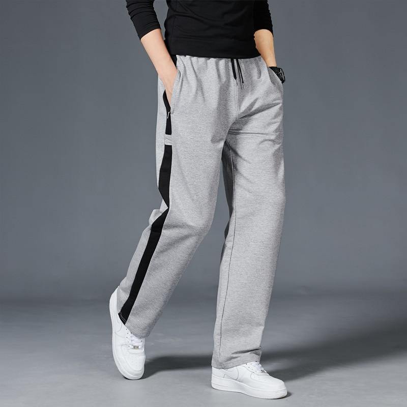 Men Loose Sport Running Stripe Sweatpants Fitness Training Pants Mens Straight Trousers Tracksuit Jogging Sportswear - Surprise store