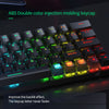 BlitzWolf BW-KB1 Wireless bluetooth Keyboard Gateron Switch RGB 63 Keys Layout NKRO Type-C Mechanical Gaming Black Brown Switch