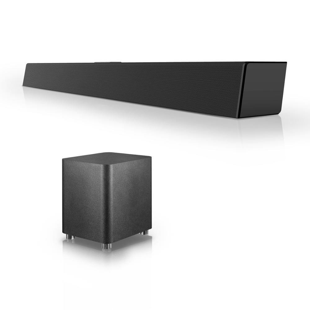 120W Home Theater Sound System Soundbar 2.1 TV Bluetooth Speaker Support Optical AUX Coaxial Sound Bar With Subwoofer For TV - Surprise store