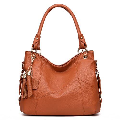 Women Leather Handbags Women Messenger Bags Female Crossbody Bags Ladies Designer Shoulder Bag Top-handle Bag Vintage Retro Tote