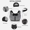 SEXYWG Hot Women Zipper Push Up Sports Bras Vest Underwear Shockproof Breathable Gym Fitness Athletic Running Yoga Bh Sport Tops - Surprise store