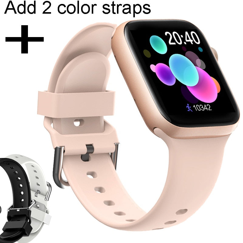 LD6 Smart Watch Women Bluetooth Call Fitness Tracker Heart Rate Full Touch Smartwatch Men Women Music Control Sport Watch IWO