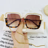 Luxury Square Sunglasses Women Men Alloy Chain Frame Sun Glasses Brand Design Female Shades Ladies Fashion Trending Eyeglasses