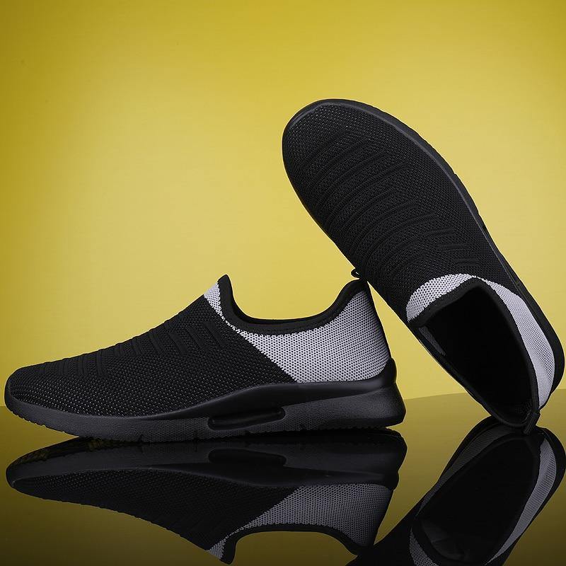 2020 Mens Casual Shoes Men Slip-on Sock Sneakers Breathable Light Leisue Walking Jogging Running Tenis Masculino Adulto - Surprise store