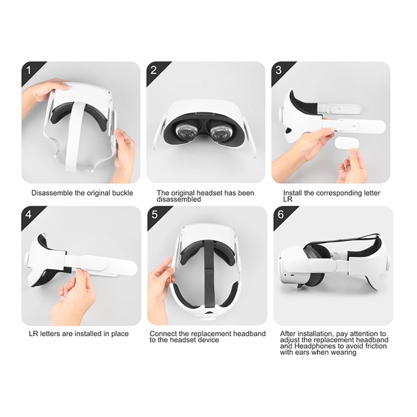 Adjustable For Oculus Quest 2 Virtual Head Strap VR Elite Strap Comfort Improve Supporting Forcesupport Reality Access Increase