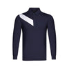 Golf shirts 2021 men's spring fashion long sleeve 95% polyester 5% spandex blank golf polo shirts for promotion - Surprise store