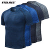 Men's Running T-Shirts, Quick Dry Compression Sport T-Shirts, Fitness Gym Running Shirts, Soccer Shirts Men's Jersey Sportswear - Surprise store
