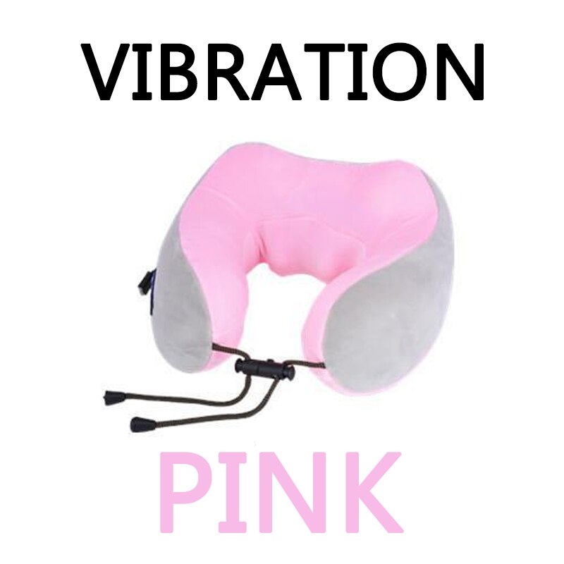 SB Massage U-Shaped Pillow Neck Pillow Multi-Function Shoulder and Cervical Vertebra Electric Outdoor pillow for airplane