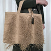Tassel Straw Woven Tote bags for women Large Capacity Handmade Women Shoulder bag Summer Beach Straw Women's bag Big Handbag N