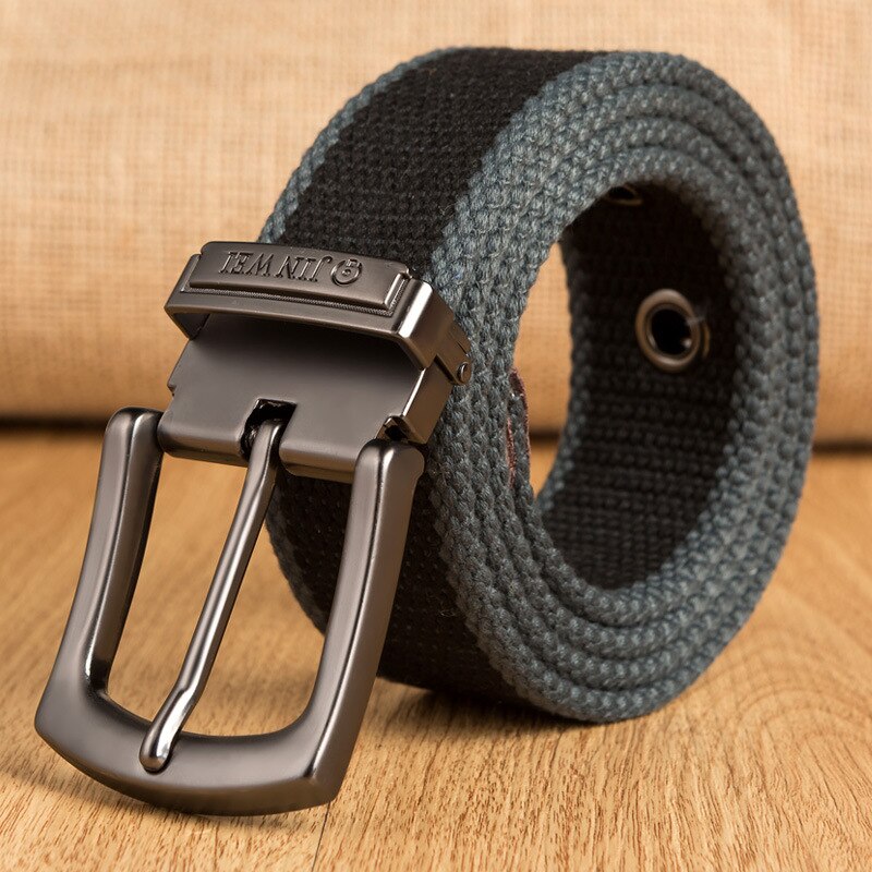 Military Tactical Belt Men Canvas Belts for Jeans Male Casual Metal Pin Detachable Buckle Straps Belt ceintures 140 150 160 cm