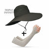 New Summer Sun Hat For Man Outdoor Quick-drying Sun-proof Men's Panama Hat Fishing Breathable Male Large Wide Brim Bucket Hats