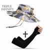New Fashion Sun Hat Male Sunshade Summer Outdoor Fishing Sun-proof Breathable Foldable Big Wide Brim Men's Panama Hat Bucket Hat