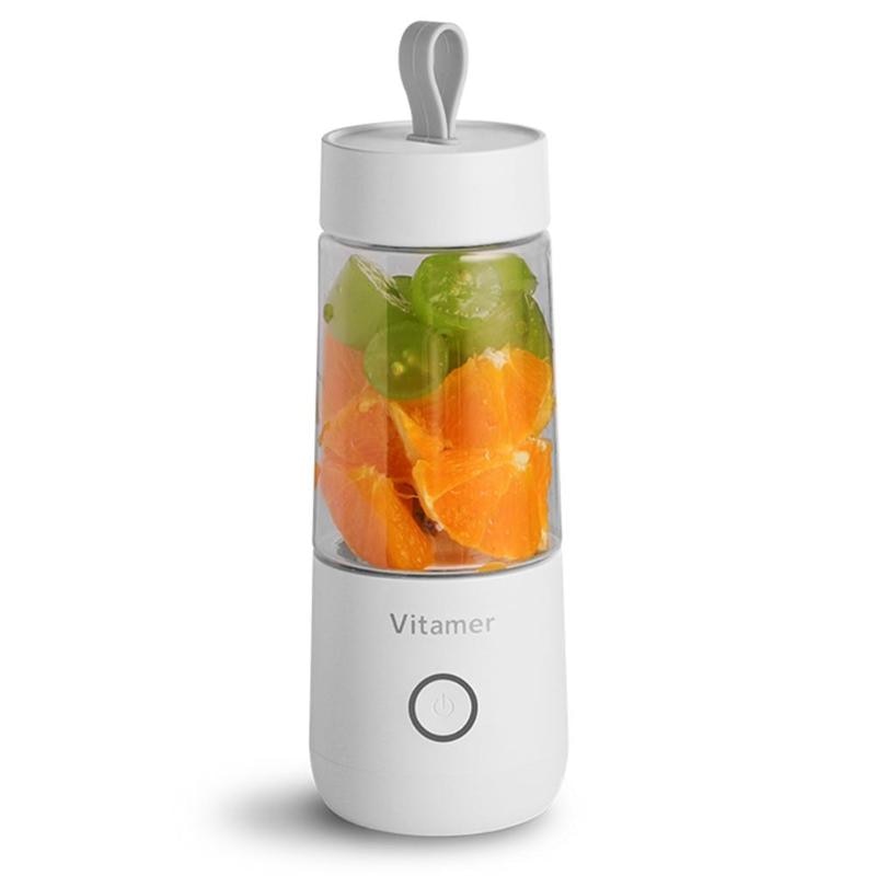 350ml Mini Portable Electric Fruit Quick Juicing USB Rechargeable Smoothie Maker Blender Machine Sports Bottle Juicing Cup