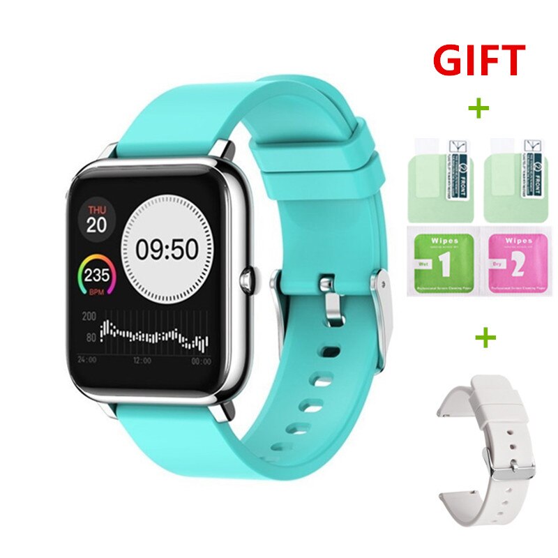 2021 Smart Watch Men Women Waterproof Fitness Sports Watch Heart Rate Tracker Call/SMS Reminder Bluetooth Smartwatch Android iOS