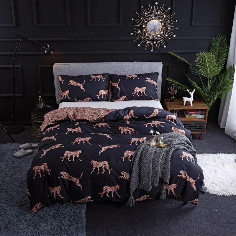 Nordic Style Bedding Set Duvet Cover Pillowcases 3 Pieces Microfiber 150×200 240x220 for Bedroom