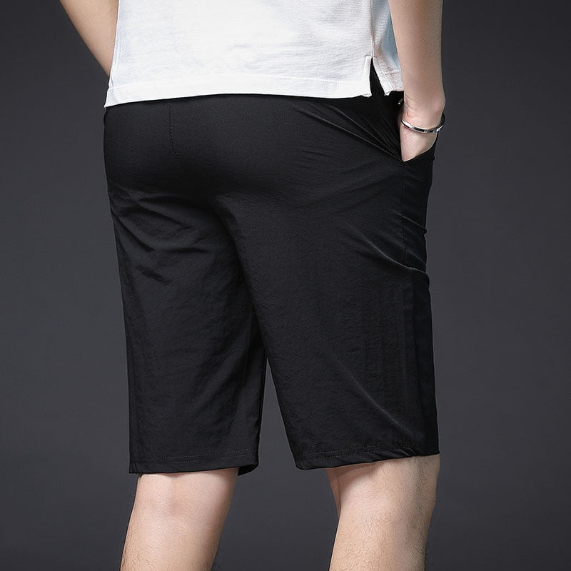 Solid Men's Shorts Casual Bermuda Masculina Beach Shorts With Zipper Pockets Streetwear Sport Beach Shrots 3XL Summer 2020 New