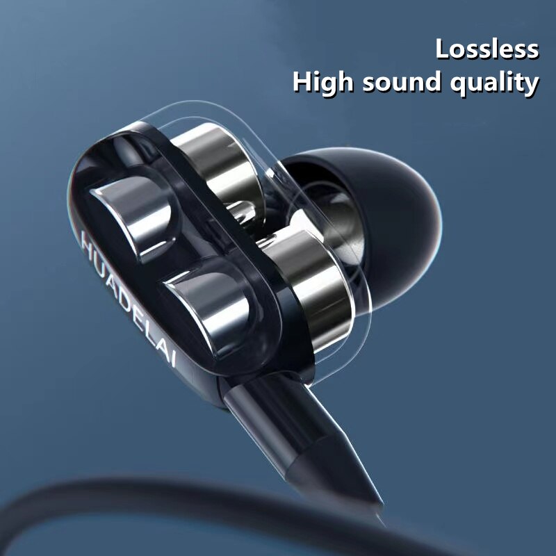 NEW Earphone Universal 3.5mm In-Ear Stereo Earbuds Built-in Microphone High Quality Wired Earphones Headset Headphones