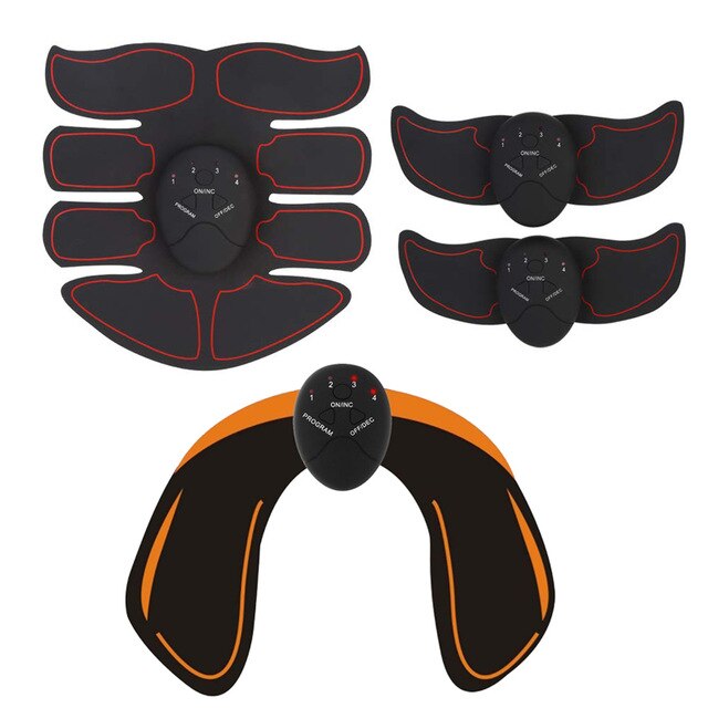 ABS Stimulator Electric Muscle Stimulator EMS Wireless Buttocks Hip Trainer Toner Abdominal Fitness Home Gym Body Slimming