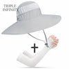New Summer Sun Hat For Man Outdoor Quick-drying Sun-proof Men's Panama Hat Fishing Breathable Male Large Wide Brim Bucket Hats