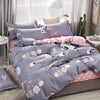 Classic Black White Grid Bedding Set Fashion Polka Dot Double Bed Linens Cover Set Quilt Pillowcase Shinging Star Pattern