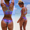 #H30 Sexy Swimwear Women Geometric Print Bikini Set Bathing Suit Women Push up Bikini Padded Bra Swimsuit Swimwear