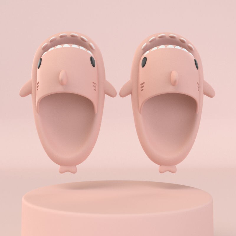 Xiaomi Shark Summer Children's Slippers Rainbow Shoes for Kids Toddler Outdoor EVA Cartoon Print Cute Flat Heels Beach Sandals