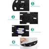 Robot Vacuum Cleaner, Sweeper Smart Household Sweeping Robot Thin Quiet for Hardwood Floor Carpet Tile Pet Hair