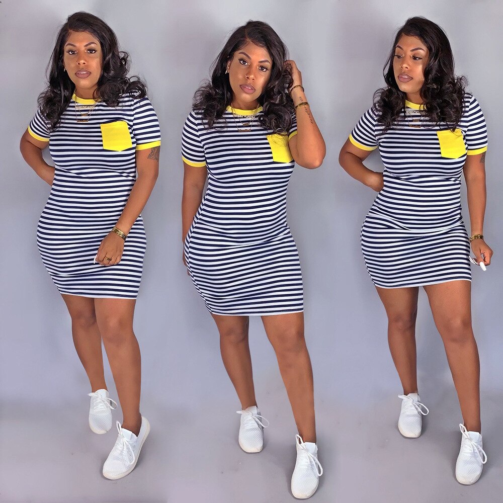 Fashion Women Shirt Dress Summer Bodycon Streetwear Robe Casual Mini Dress Female Sexy Party Vestidos Women Pack Hip Dress