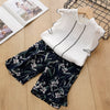 Kids Tracksuit For Girls Clothing Sets 2021 Summer Toddler Girls Clothes Sequins Chiffon Pant 2pcs Outfit Suit Children Clothing