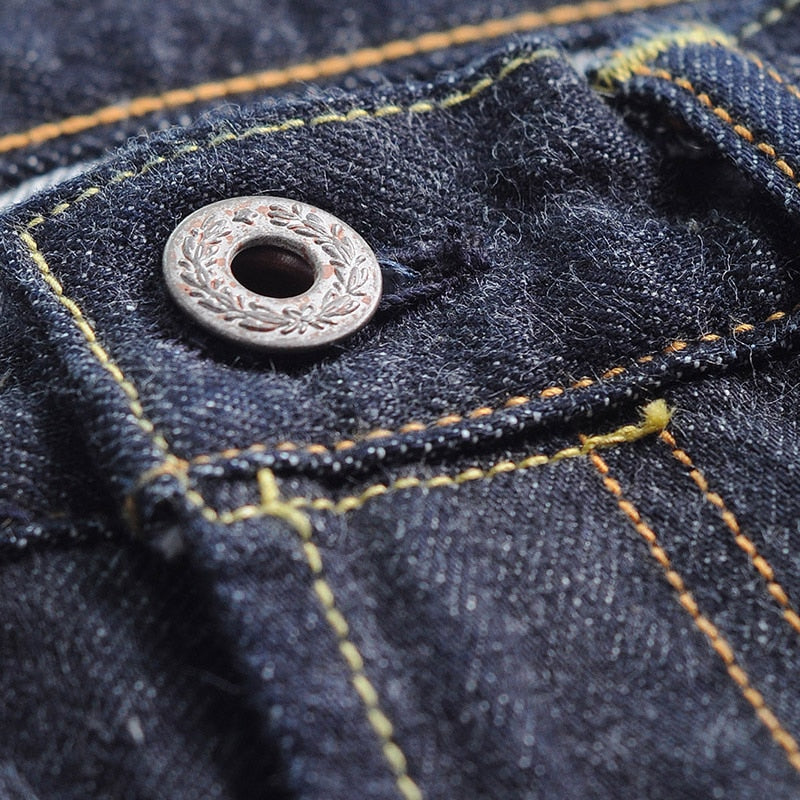 Red Tornado 501CT Taper Fit Men's Selvedge Jeans Casual Jean Blue Onewash