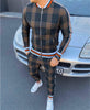 New Men Casual Zipper Set Autumn Thin Mens set Tracksuit Set Male Sweatshirt Sweatpants Fashion Pants+Jackets Two-Piece Sets