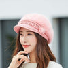 Hot Women Rabbit Fur Knitted Hats Casual Solid Color Autumn girls Winter Hat Female Bonnet Caps Boina Feminino - Surprise store