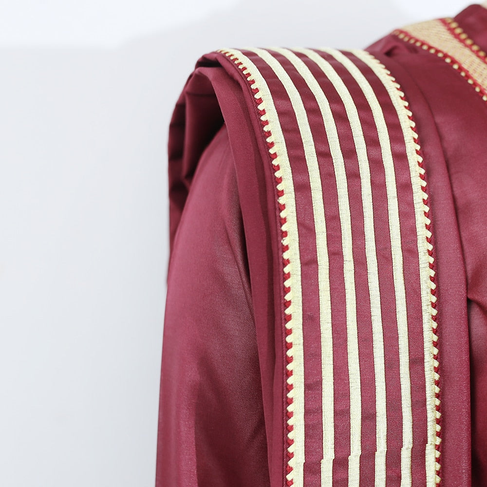 H&D African Agbada Suit For Men Embroidered Robes Dashiki Cover Shirt Pants 3 PCS Set Boubou Africain Homme Musulman Ensembles