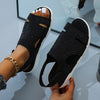 Summer Women Sandals Casual Platform Sandalias Crystal Open Toe Slip-On Solid Flats Chaussure Femme Beach Shoes for Women 2021