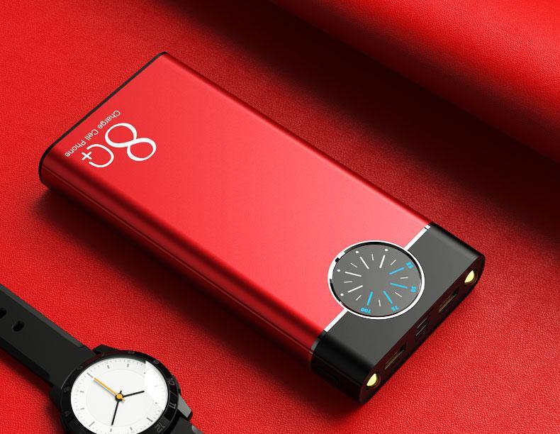 80000mAh Power Bank Portable Charger Large Capacity 2USB LED Lamp External Battery Powerbank for Xiaomi IPhone Samsung - Surprise store