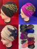 Shining Sequins Muslim Turban Cap Women Sequence Ready Female Head Wraps African Auto Gele Aso Oke Headwear Already Made Headtie