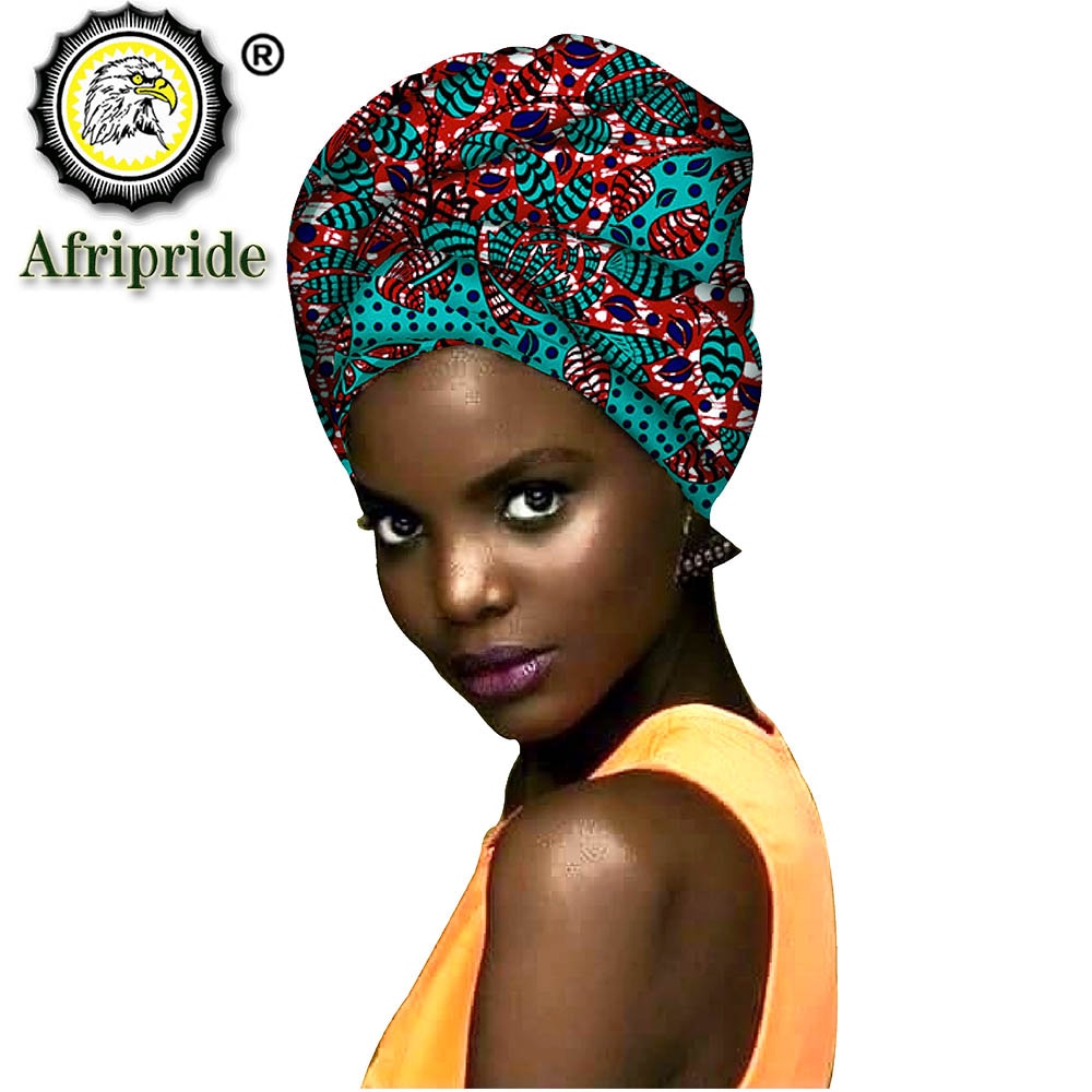 African fashion head scarf print wax cotton women african clothing Bazin Rich headwear A18H001