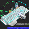 K680 Gaming Wireless Keyboard and Mouse kit Rechargeable Metal Panel RGB Backlit Waterproof Keyboard Mouse Set - Surprise store