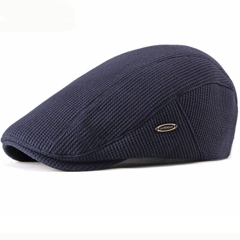 HT2646 Beret Cap New Autumn Winter Hat Caps for Men Women Adjustable Ivy Newsboy Flat Cap High Quality Solid Knitted Hat Berets
