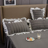 New Style High Quality Princess White Bedding Article Pillow Cover Ruffle Pillow Case Cushion Cover Sleep Pillowcase #/