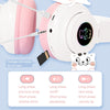 Cute Cat Bluetooth Wireless Headphones With Mic, Pink Girls LED Phone Gamer Headsets Kids Gaming Music Children's Earphones Gift